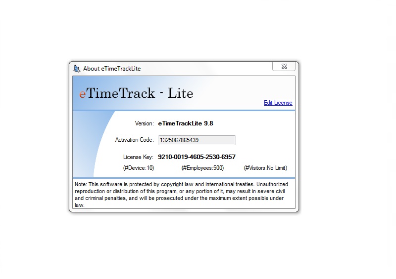 Essl-Etimetracklite-License-Key